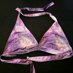 Custom OOAK Odesza Icosahedron Swim Top Bralette 3X Festival Bikini